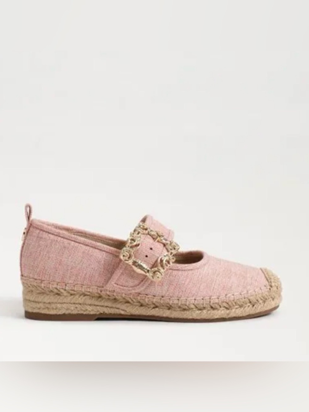 Sam Edelman pink Mary Jane espadrilles
